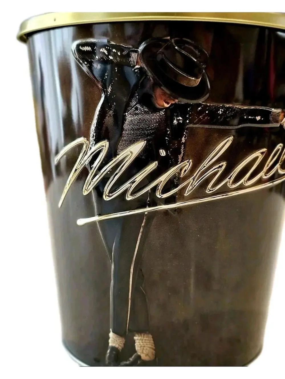 Michael 2026 Movie Gold Record Lid Black Popcorn Tin Brand New Regal Exclusive - Picture 6 of 6